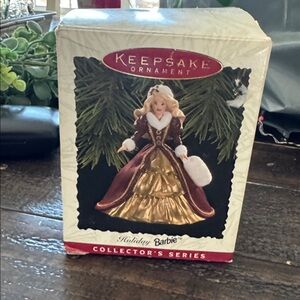 KEEPSAKE the Label Elegant Purple and Gold Ornament 1996